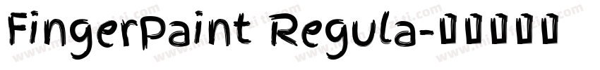 FingerPaint Regula字体转换